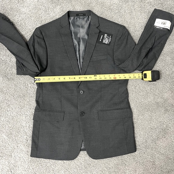 38S 2Pc Suit Men's Grey William Rast Blazer & Pants - Picture 6 of 13
